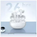 USAMS Bluetooth 5.3 vezeték nélküli fejhallgató TWSX-Don Series Dual mic ENC fehér/fehér BHUXD02