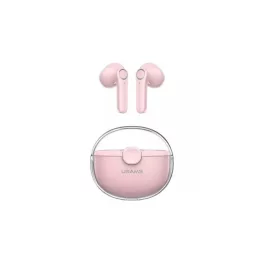   Usams BU04 bluetooth fülhallgató SZTEREO (v5.1, TWS, mikrofon, zajszűrő + töltőtok) RÓZSASZÍN (BHUBU04)