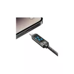 USAMS USB-C to Lightning kábel 30W 1.2m cinkötvös gyors töltős adatkábel Meteor Series SJ743USB0