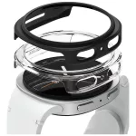 RINGKE SLIM 2-PACK Galaxy Watch 8 (44 MM) készülékhez tok – átlátszó & matt fekete
