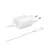 EP-TA800EWE + EP-DA705BWE Samsung 25W utazótöltő + USB-C/USB-C adatkábel fehér - csomagolás nélküli gyártói