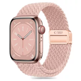   TECH-PROTECT NYLONMAG Apple Watch 8 / 9 / 10 / 11 / SE készülékhez tok (40 / 41 / 42 MM) poros rózsaszín