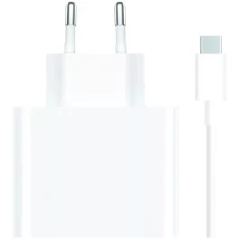   Xiaomi Hálózati Töltő Szett MDY-13-EE 120W 1xUSB Fehér + USB-C kábellel