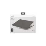 UNIQ Claro Bookcase tok MacBook Air 13 (2022) készülékhez füstszürke