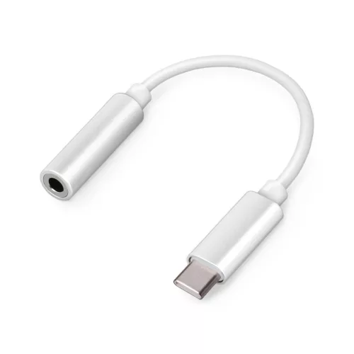 Setty USB-C–3,5 mm jack átalakító fehér