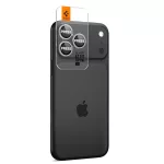 Spigen Optik Pro Glas.TR „EZ FIT” kameravédő 2-PACK iPhone 14 Pro / Max / 15 Pro / Max / 16 Pro / Max / 17 Pro / Max készülékhez ezüst