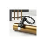 USAMS szőttes kábel U41 microUSB 3m 2A SJ399USB02 (US-SJ399) Fast Charge vörös