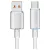 USAMS Cloud Series US-SJ658 6A USB-A–USB-C kábel 1,2 m fehér