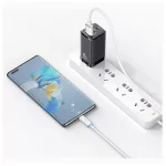 USAMS Cloud Series US-SJ658 6A USB-A–USB-C kábel 1,2 m fehér