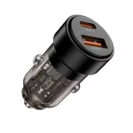 TECH-PROTECT CC03 2-PORT Autós Töltő PD 75W fekete