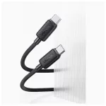 USAMS KY Series US-SJ691 60W USB-C to USB-C kábel 1m fehér
