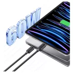 USAMS KY Series US-SJ691 60W USB-C to USB-C kábel 1m fehér