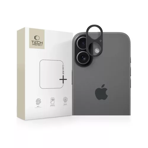TECH-PROTECT CAMALLOY FIT+ iPhone 17 készülékhez kameravédő fekete