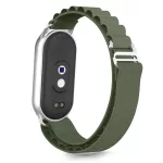 TECH-PROTECT NYLON PRO nylon szíj Xiaomi Smart Band 8/9/10/NFC készülékhez katonai zöld