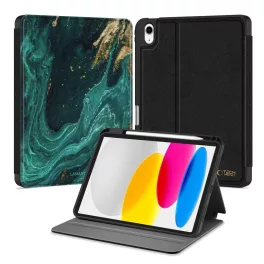  TECH-PROTECT LAMANO iPad tok, iPad 10.9” 10/2022 és iPad 11” 11/2025 készülékhez, zöld AURA
