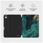 TECH-PROTECT LAMANO iPad tok, iPad 10.9” 10/2022 és iPad 11” 11/2025 készülékhez, zöld AURA