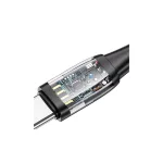 USAMS kábel U85 2xUSB-C/USB/Micro-USB/Lightning 6in1 1.2m 100W PD Fast Charge lila SJ645U