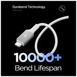 SPIGEN EB24012CC ESSENTIAL TYPE-C KÁBEL 240W 120CM fehér