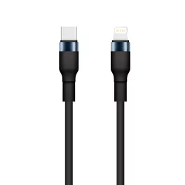 Setty USB-C–Lightning kábel 1 m 3A KSC-L-131 fekete