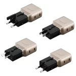 Fali töltő Energea TravelGo Adapter 45 2xUSB-C 45W arany-fekete