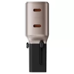 Fali töltő Energea TravelGo Adapter 45 2xUSB-C 45W arany-fekete