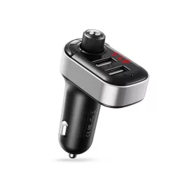   XO BCC10 FM-adó és Bluetooth MP3-s autós töltő 3,1A fekete
