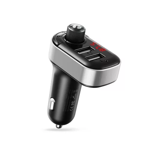 XO BCC10 FM-adó és Bluetooth MP3-s autós töltő 3,1A fekete