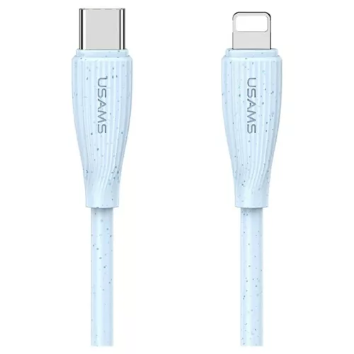 USAMS Green Series kábel SJ717 30W USB-C to Lightning 1m kék