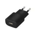 Forever TC-01 1 portos USB 2A töltő + USB-C kábel fekete
