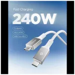 SPIGEN EB24015CC ESSENTIAL TYPE-C kábel 240W 150CM fehér
