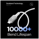 SPIGEN EB24015CC ESSENTIAL TYPE-C kábel 240W 150CM fehér