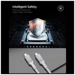 SPIGEN EB24015CC ESSENTIAL TYPE-C kábel 240W 150CM fehér