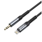 BWOO AUX kábel 3,5 mm – Lightning BO-AUX068 fekete