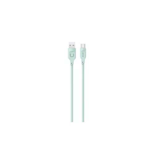 USAMS kábel USB-C 6A 1.2m Port Display gyors töltés Lithe Series zöld SJ568USB04 (US-SJ568)