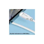 USAMS kábel USB-C 6A 1.2m Port Display gyors töltés Lithe Series zöld SJ568USB04 (US-SJ568)