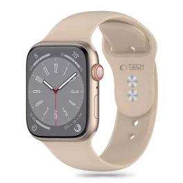   TECH-PROTECT szilikon tok Apple Watch 8/9/10/11/SE/ULTRA készülékhez (44/45/46/49 mm) dió