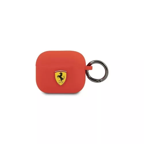 CG MOBILE FERRARI szilikon tok (karabíner) PIROS Apple AirPods 3 (FEA3SILRE)