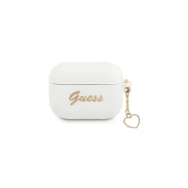   CG MOBILE GUESS CHARMS HEART szilikon tok (telefondísz) FEHÉR Apple AirPods Pro (GUAPLSCHSH)