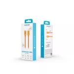 Forever Saffron USB-C-USB-C kábel 1,0 m 60W narancssárga