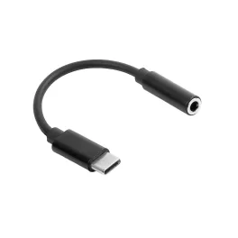 Maxlife MXJC-02 audioadapter 3,5 mm jack–USB-C fekete