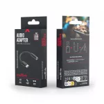 Maxlife MXJC-02 audioadapter 3,5 mm jack–USB-C fekete