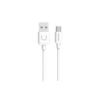 USAMS U-Turn microUSB kábel 1 m 2A MICUSBXD02 (US-SJ098) fehér