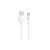 USAMS U-Turn microUSB kábel 1 m 2A MICUSBXD02 (US-SJ098) fehér