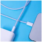 Maxlife MXUC-06 USB-C–USB-C kábel 1,0 m 20W nylon kék