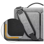 TECH-PROTECT DEFENDER 13-14 hüvelykes laptop készülékhez táska krétaszürke