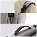 TECH-PROTECT DEFENDER 13-14 hüvelykes laptop készülékhez táska krétaszürke
