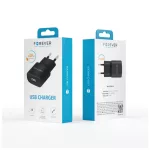 Forever TC-01 töltő 1x USB 2A fekete