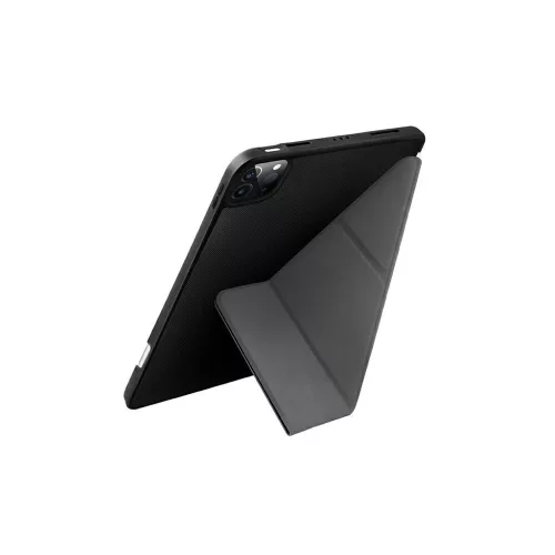 UNIQ Transforma Case iPad Pro 11 (2021) készülékhez antimikrobiális ébony fekete tok