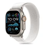 TECH-PROTECT NYLON STRIPE Apple Watch 8/9/10/11/SE/ULTRA készülékhez védőtok (44/45/46/49 MM) krétaszürke
