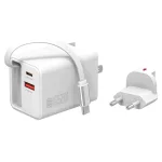 Fal töltő 4smarts Flex Jojo 65W GaN 2xUSB-C + USB-A fehér